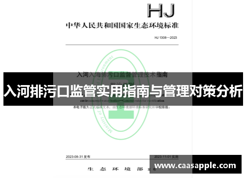 入河排污口监管实用指南与管理对策分析
